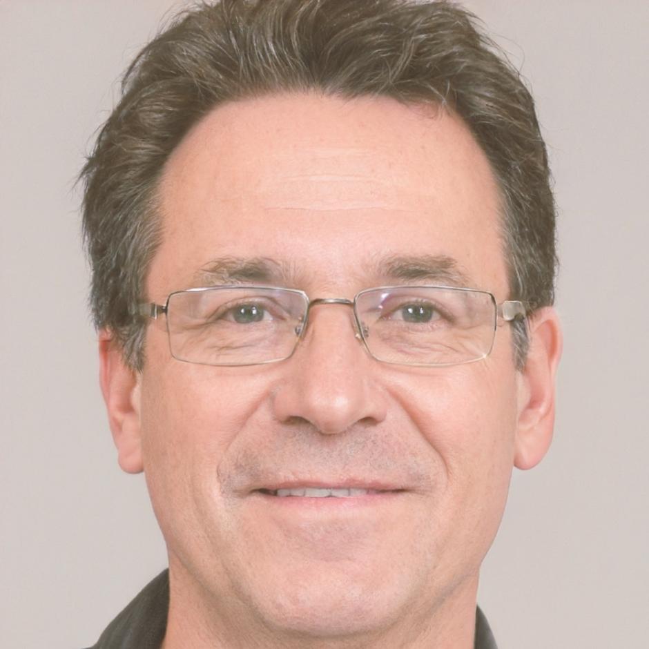 Program coordinator Dimitri Volkov reviewing participant progress reports